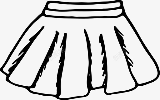 采购产品裙子衣服时尚图标svg_新图网 https://ixintu.com 女装 时尚 衣服 衣柜 采购产品裙子 风格