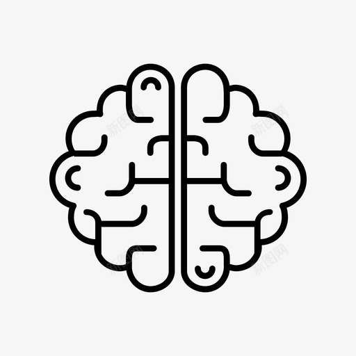 知识大脑创造力图标svg_新图网 https://ixintu.com 创造力 大脑 天才 教育方法线图标集 智力 知识