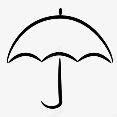 雨伞胸针保险图标图标