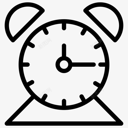 闹钟时钟小时图标svg_新图网 https://ixintu.com 小时 手表 教育科学2 时钟 时间 闹钟