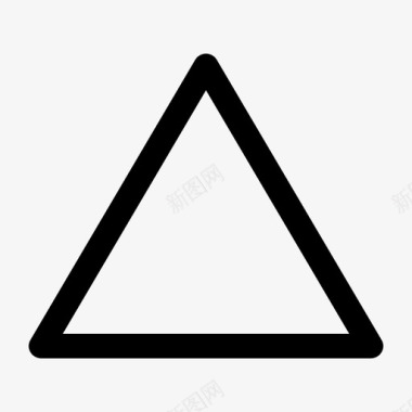 三角形用户界面图标图标