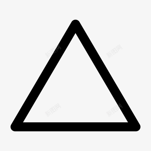 三角形用户界面图标svg_新图网 https://ixintu.com 三角形 用户界面