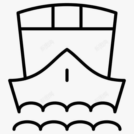 船舶交货海运图标svg_新图网 https://ixintu.com 交货 海运 船舶 运输