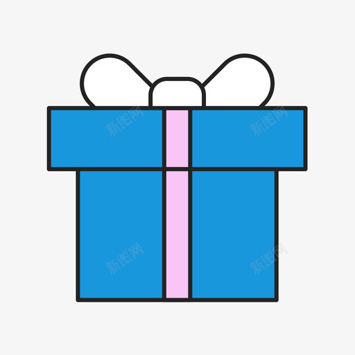 礼物svg_新图网 https://ixintu.com 礼物 12 填充 多色 可爱 精美