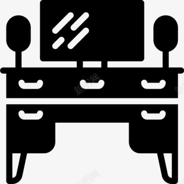 办公桌电器家具图标图标