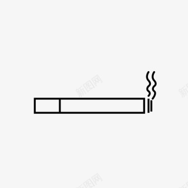 吸烟癌症香烟图标图标