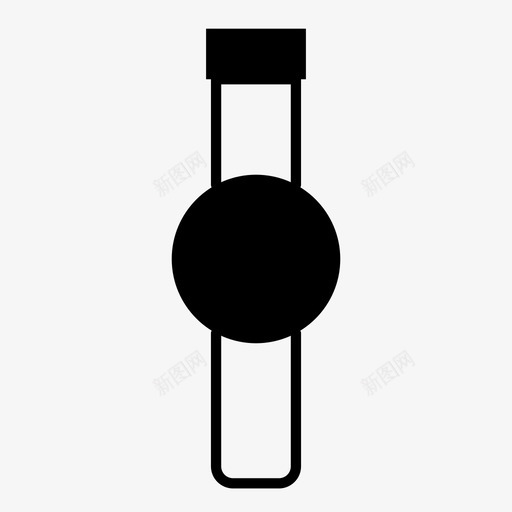 手表时钟时间图标svg_新图网 https://ixintu.com 手表 日常标准化轮廓 时钟 时间 腕带