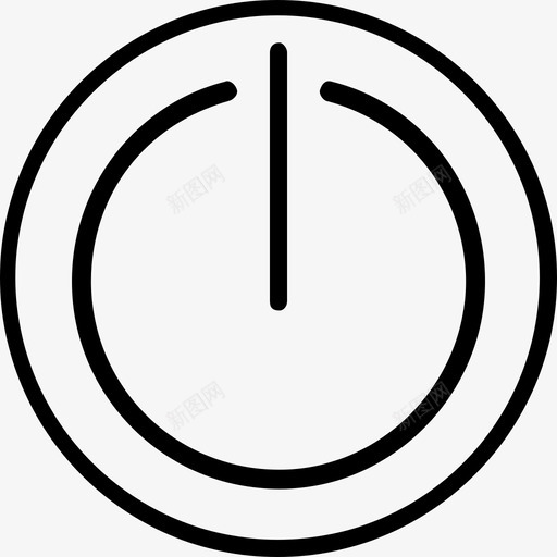 电源关开图标svg_新图网 https://ixintu.com 关 开 电源