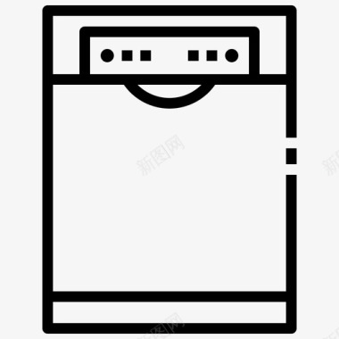 洗碗机电器清洁剂图标图标