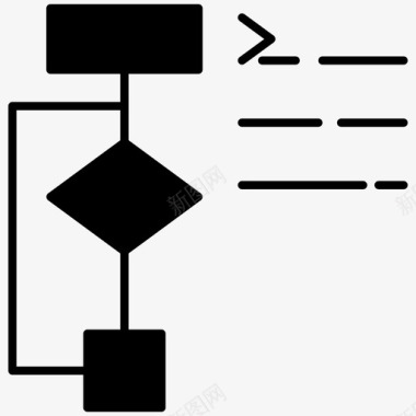 编码算法编程图标图标