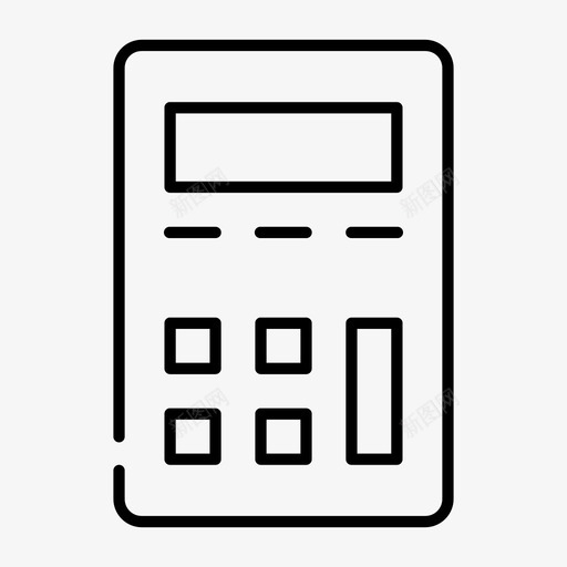 计算器金融匹配图标svg_新图网 https://ixintu.com 乘法 减法 匹配 移动差距缩小 计算器 金融