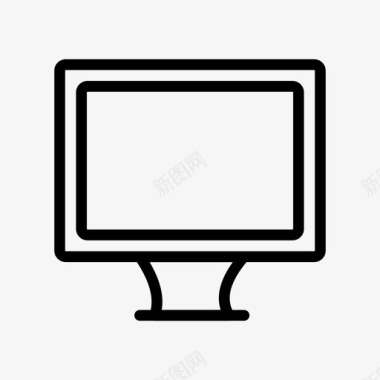 lcd计算机显示器图标图标