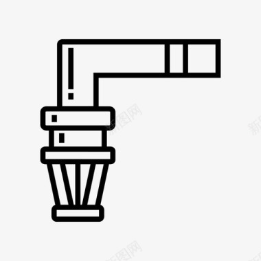 空气过滤器汽车性能图标图标