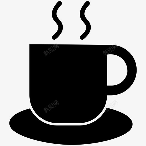 咖啡杯休息时间热茶图标svg_新图网 https://ixintu.com 休息时间 咖啡杯 热咖啡 热茶