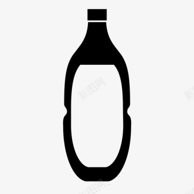 瓶装水消耗量容器图标图标