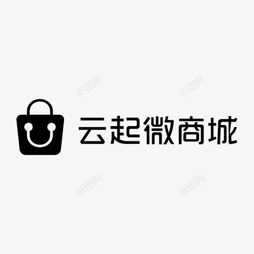 LOGO图形文字组合svg_新图网 https://ixintu.com LOGO图形文字组合 填充 单色 商务