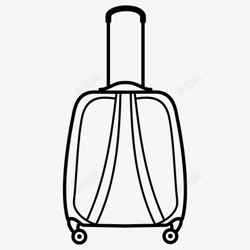 行李家庭度假手提包图标svg_新图网 https://ixintu.com 家庭度假 手提包 手提箱 旅行箱 行李