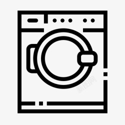 衣服生产干衣机电器清洁剂图标高清图片