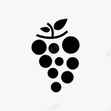 葡萄农业食用图标图标