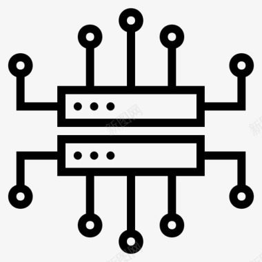 网络dns服务器局域网图标图标