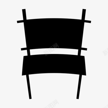 椅子休息椅座椅图标图标