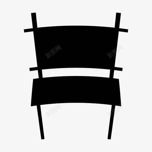 椅子休息椅座椅图标svg_新图网 https://ixintu.com 休息椅 家用电器 座椅 木制 椅子