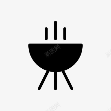 燃烧器烹饪食物图标图标
