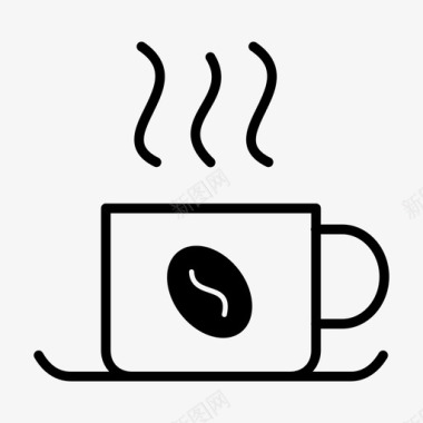 热咖啡咖啡角咖啡厅图标图标