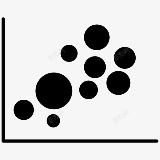 机器学习预测散点图图标svg_新图网 https://ixintu.com 散点图 机器学习 立体图 预测