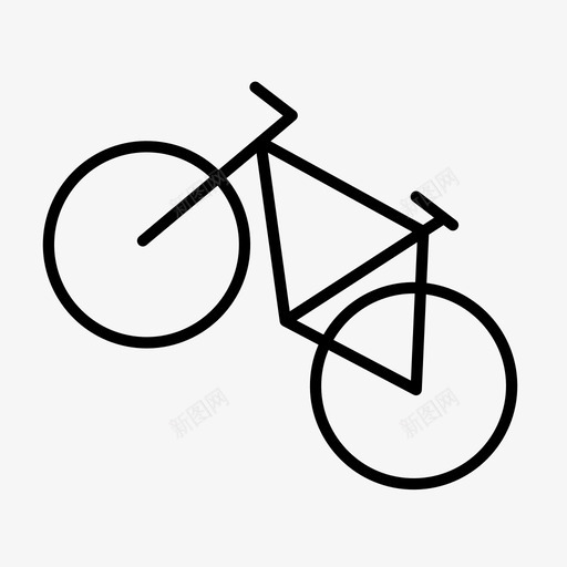 轮子自行车特技图标svg_新图网 https://ixintu.com 潮流 特技 自行车 轮子
