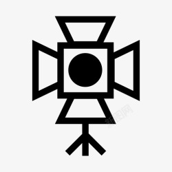 泛光设备聚光灯设备泛光灯图标高清图片