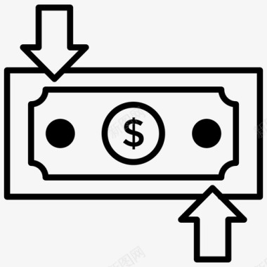收入货币兑换汇款图标图标