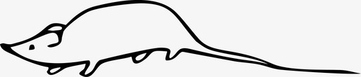老鼠动物手绘图标svg_新图网 https://ixintu.com 动物 手绘 老鼠