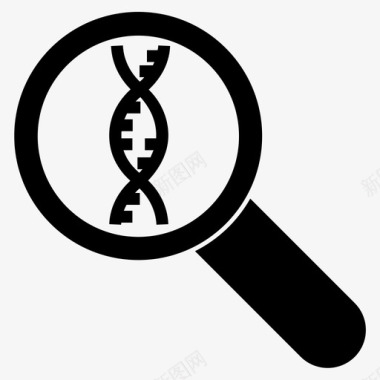 dna测试遗传学人类图标图标