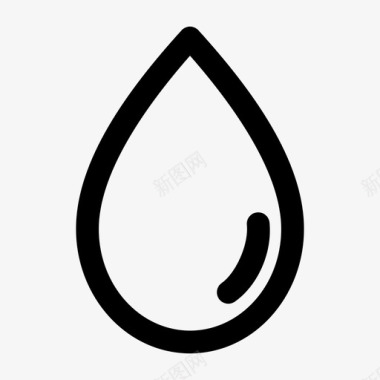 水血水滴图标图标