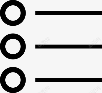 列表项目符号列表列出图标图标