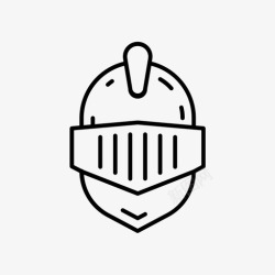 中世纪头盔骑士头盔盔甲中世纪图标高清图片