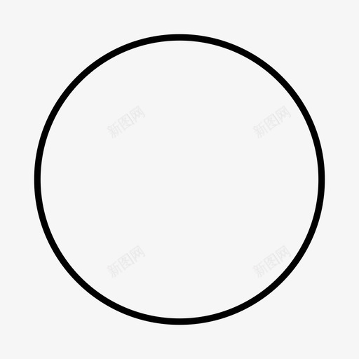 圆直径半径图标svg_新图网 https://ixintu.com 半径 圆 环 直径