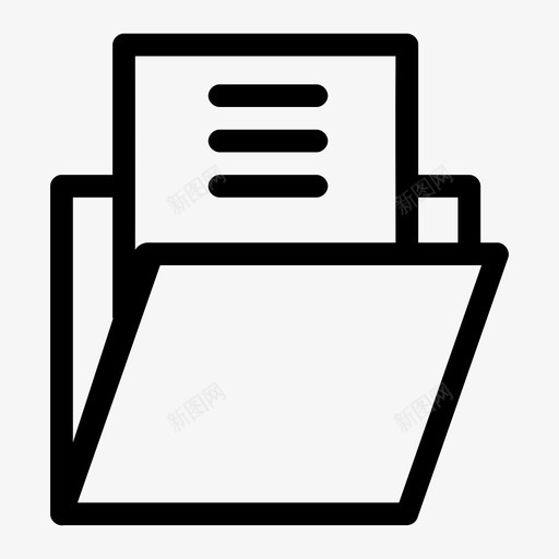 打开文件夹存档目录图标svg_新图网 https://ixintu.com 存档 打开文件夹 打开的文件夹 目录