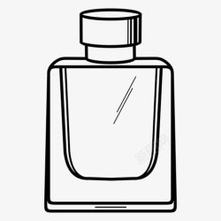 补品标志香水古龙水化妆品瓶图标高清图片