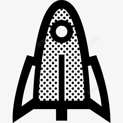 火箭航天飞机太空船图标svg_新图网 https://ixintu.com 太空船 宇宙飞船 火箭 粗粗的轮廓点缀其间 航天飞机