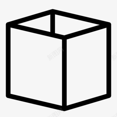 盒子容器立方体图标图标