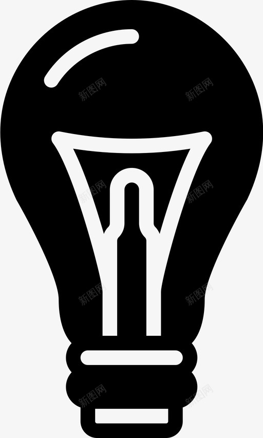 采购产品电灯泡灯泡电器图标svg_新图网 https://ixintu.com 家具 家用 漂亮的家庭vol2固体 灯泡 电器 衣柜 采购产品电灯泡