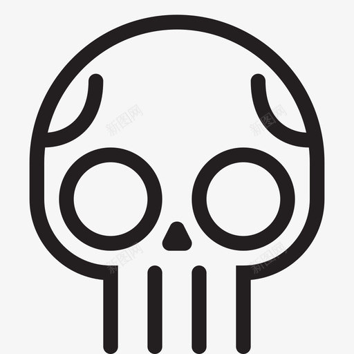 skull 2svg_新图网 https://ixintu.com skull 2