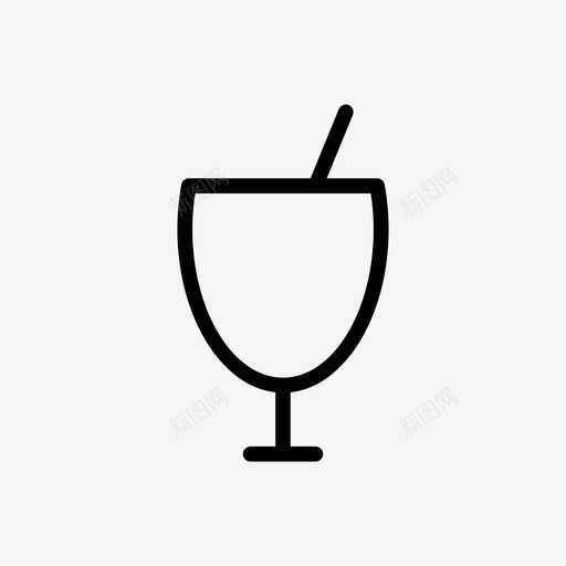 果汁饮料玻璃杯图标svg_新图网 https://ixintu.com 旅游线路图标 果汁 柠檬 玻璃杯 苏打水 饮料