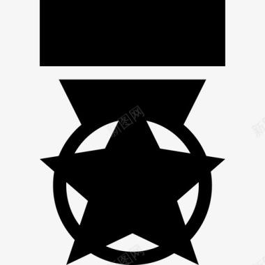 军事勋章成就徽章图标图标