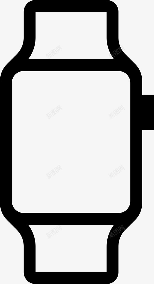 手表人工智能苹果图标svg_新图网 https://ixintu.com 人工智能 手表 智能 移动 苹果 设备