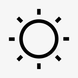 中午的太阳白班白天早上图标高清图片