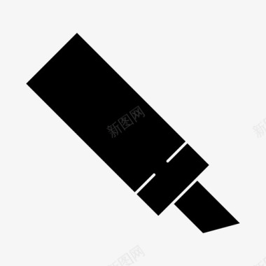 记号笔荧光笔图标图标