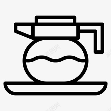 咖啡机咖啡壶咖啡店图标图标